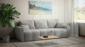 Modna kanapa do salonu, BUENO sofa z funkcją spania, sztruksowa tkanina