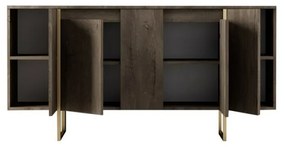 Szafka Luxe Walnut and Gold