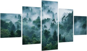 Obraz - Las we mgle (125x70 cm)