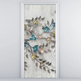 Fototapeta na drzwi - Na gałęzi, abstrakcja (95x205cm)