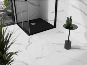 Mexen Stone+ brodzik kompozytowy kwadratowy 70 x 70 cm, czarny - 44707070