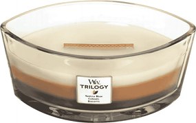 Świeca zapachowa elipsa, Café Sweets, brązowy 453 gr