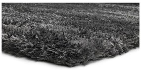 Antracytowy dywan 80x150 cm Aloe Liso – Universal