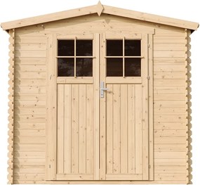 Drewniana szopa ogrodowa - H218 x 236 x 226 cm - 4 m2 - M369F