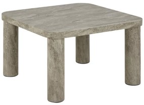 Jasnoszary stolik w dekorze marmuru 60x60 cm Solano – Actona