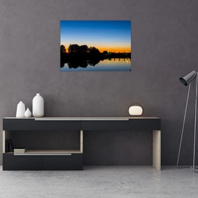 Obraz na szkle - zachoód słońca (70x50 cm)
