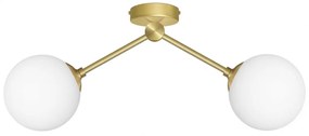 Złota krótka lampa sufitowa GP-S2K