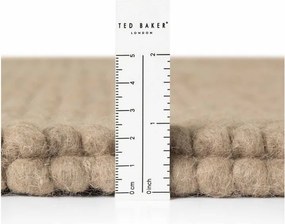 Wełniany okrągły dywan tkany ręcznie w naturalnym kolorze ø 200 cm Richmond Diana – Ted Baker