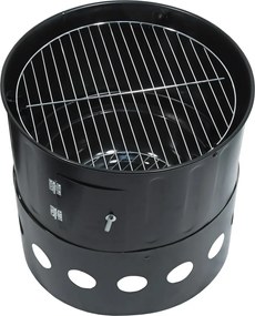 Cattara Gril - wędzarnia na węgiel drzewny Pisa 3w1, 40 x 80 x 40 cm