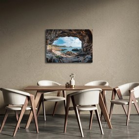 Obraz - Jaskinia przy morzu (70x50 cm)