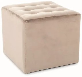 PUF LORI VELVET C. BEŻ BLUVEL 40 SIGNAL