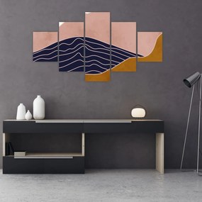 Obraz - Słońce nad górami (125x70 cm)