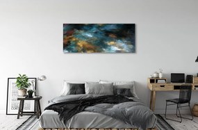 Zdjęcie na płótnie Abstrakcyjne Kolorowe Mazaje