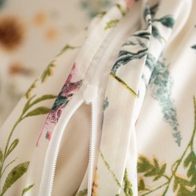 Poszewka na poduszkę z mikrofibry HERBALIS 70x90 cm, kremowy