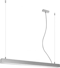Srebrna lampa wisząca LED liniowa 4000 K - 26X EX620 F0-N93