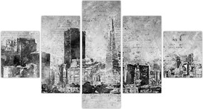 Obraz - Miasto sztuki kawowej (125x70 cm)
