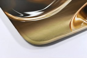 Dywanik do łazienki Dywanik do łazienki Złoto Abstrakcja