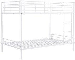 Łóżko piętrowe - 2 x 120 x 190 cm - Biały - DUOTIS II