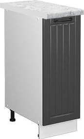 Szafka apteczna antracytowy domek wiejski 30x60x82 fame-line