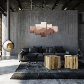 Obraz - Góry Brunatne N⁰1 (125x70 cm)