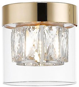 Zuma Line C0389-01A-F7AC - Lampa sufitowa GEM 1xG9/28W/230V