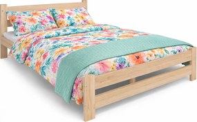 Drewniane Łóżko W Stylu Skandynawskim 120X200 G9-F51