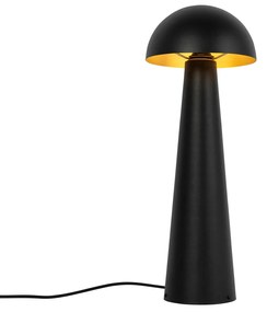 Zewnetrzna Zewnętrzna lampa podłogowa czarna 65 cm - Grzyb Nowoczesny Oswietlenie zewnetrzne