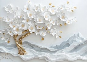 Obraz – Eleganckie drzewo życia 3D (70x50 cm)