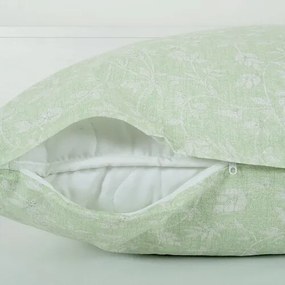 B.E.S. Petrovice Pościel krepa Top Class Greenflowers, 140 x 200 cm, 70 x 90 cm