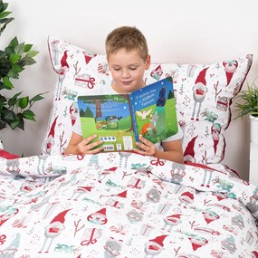 4Home Pościel bawełniana Christmas Elf, 140 x 200 cm, 70 x 90 cm