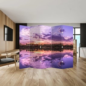 Parawan - Fioletowe niebo (210x170 cm)