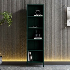 Regał na książki MARIO, 500 x 1800 x 350 mm, Modern: butelkowa zieleń