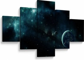 Obraz - Życie w kosmosie (125x70 cm)