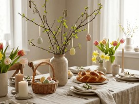 Wiszące porcelanowe jajko PASTELLA - różne kolory Kolor: Żółty