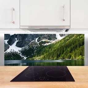 Panel Szklany Panorama Alpejskiej Natury