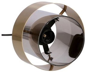 Czarna lampa wisząca ze szklanym kloszem ø 18 cm Spiega – Candellux Lighting