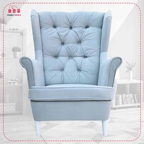 Fotel uszak skandynawski Gaja Family Meble - DOSTĘPNY OD RĘKI