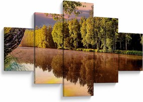 Obraz - Za rzeką (125x70 cm)
