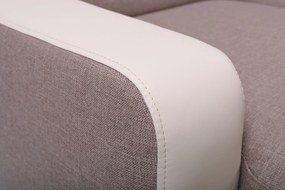 Masseno Narożnik MIRA z funkcją spania i pojemnikiem na pościel Narozniki L, Rozkładana sofa - Brązowy, INARI 23+MADRYT 912