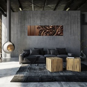 Obraz - Wzór z drewna (170x50 cm)