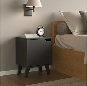 Stolik nocny czarny 34.5x32x47 malu