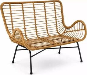 Luksusowa sofa ogrodowa Mavis – elegancki i wygodny mebel z odpornego na warunki atmosferyczne rattanu syntetycznego