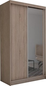 Szafa PATRIZIA - Dąb sonoma / Bez szuflad / 150 cm