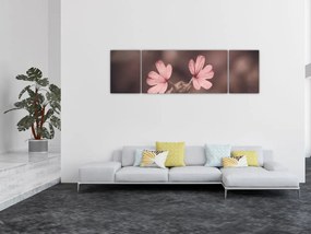 Obraz kwiatu róży (170x50 cm)