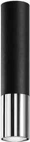 Czarno-chromowany plafon tuba - EXX214-Oller