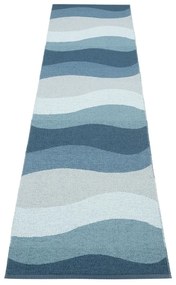 Niebieski chodnik odpowiedni na zewnątrz 70x300 cm Urvi Water – Pappelina