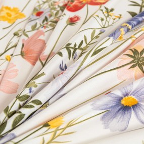 Poszewka na poduszkę z mikrofibry WILDFLOWERS 50x70 cm, kolorowy