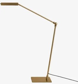 Lampa Stołowa Led Z Metalu Valtyn Złoto - Sklum