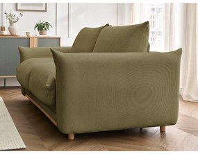 Zielona rozkładana sofa 214 cm Ernest – Bobochic Paris