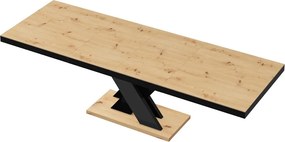 Rozkładany stół z dębowym blatem Xenon Lux